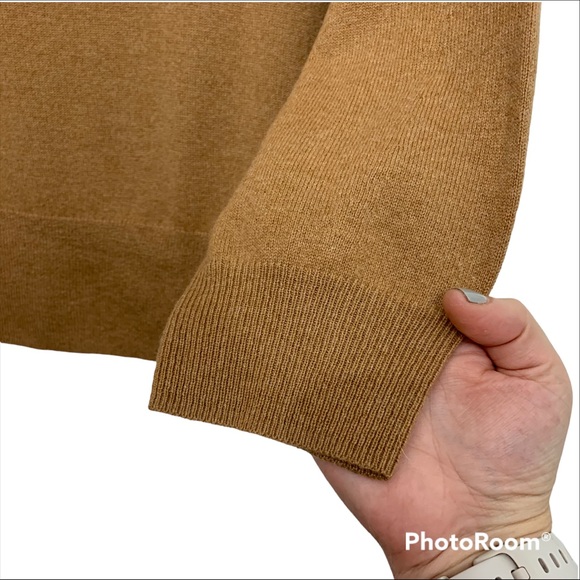 AYR The Swag Sweater Cashmere Sweater Creme Brûlée Size XL - Picture 7 of 11